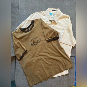 Volcom Men’s Short Sleeve Shirt Bundle